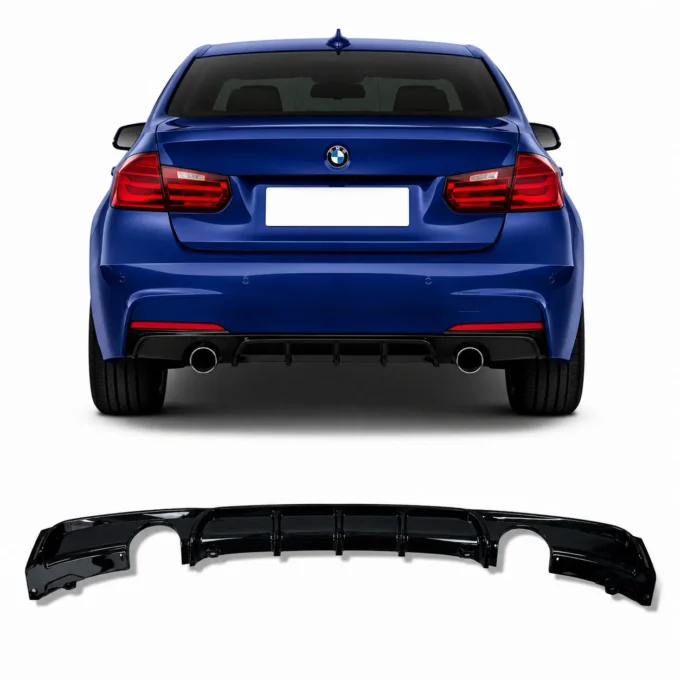 Dyfuzor tylnego zderzaka BMW F30 F31 M-PAKIET 0-0