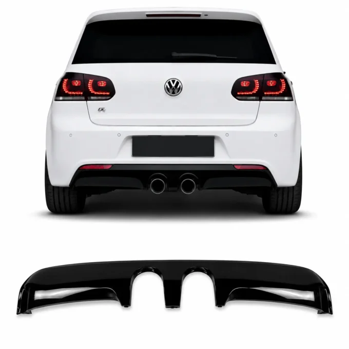 Dyfuzor tylnego zderzaka VW GOLF 6 R R-LINE