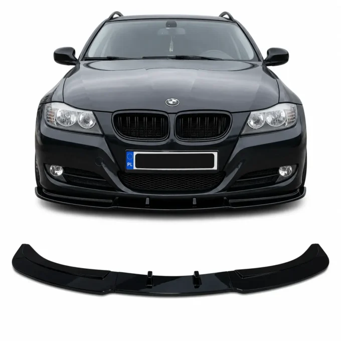 Dokładka przedniego zderzaka BMW F90 E91 STANDARD Polift 3-częściowa
