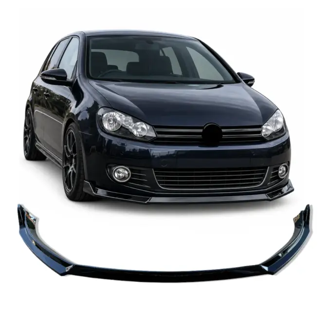 Dokładka przedniego zderzaka VW GOLF 6 STANDARD 3-CZEŚCIOWA